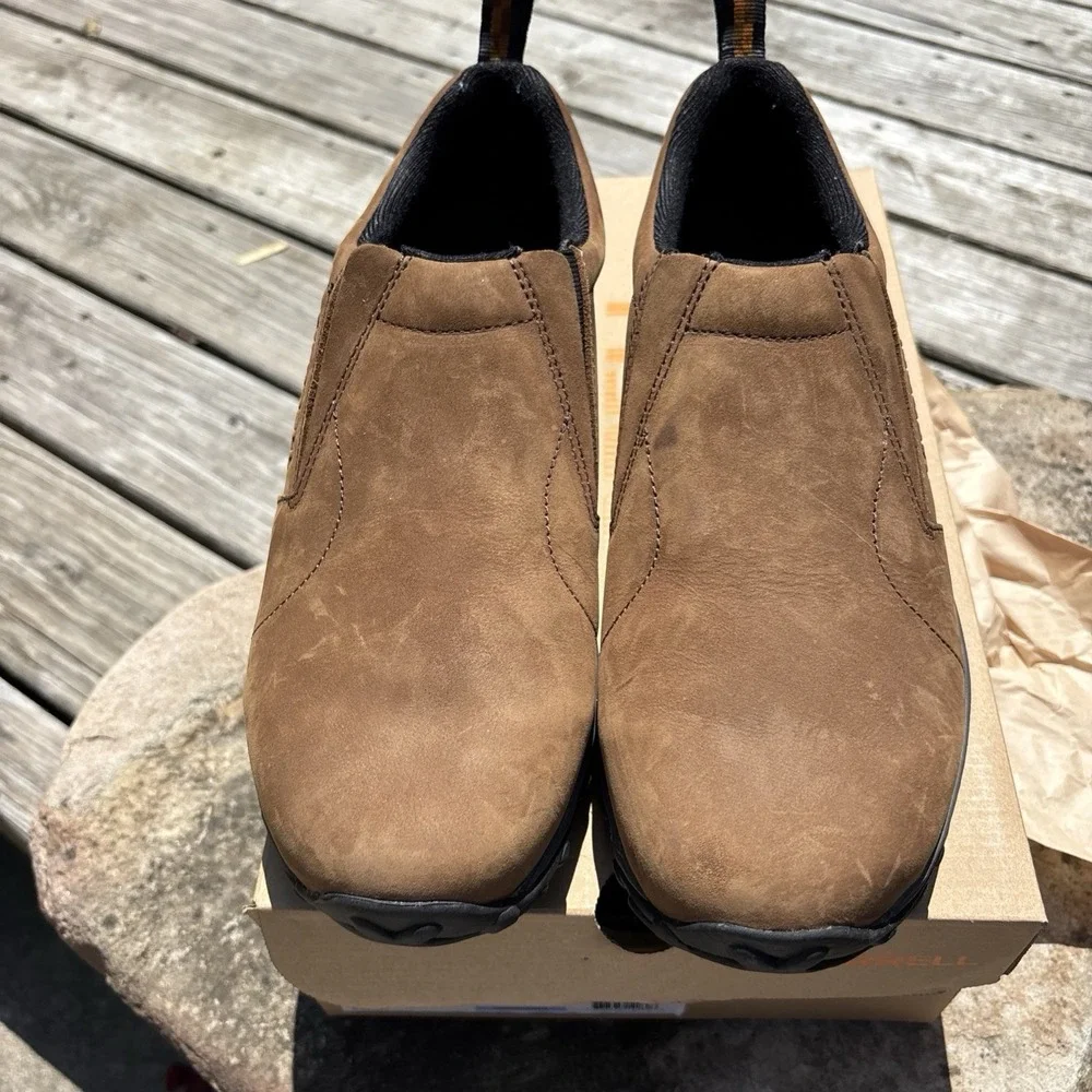 Merrell Men's Jungle Moc Nubuck Waterproof Slip-On Size 10.5 New In box